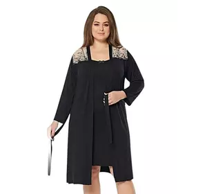 Нічна сорочка з халатом Нічна сорочка з халатом