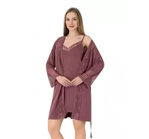 Нічна сорочка з халатом Нічна сорочка з халатом